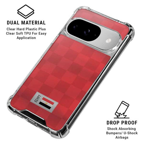 Egypt Soccer Flag Google Pixel 10 Clear Case